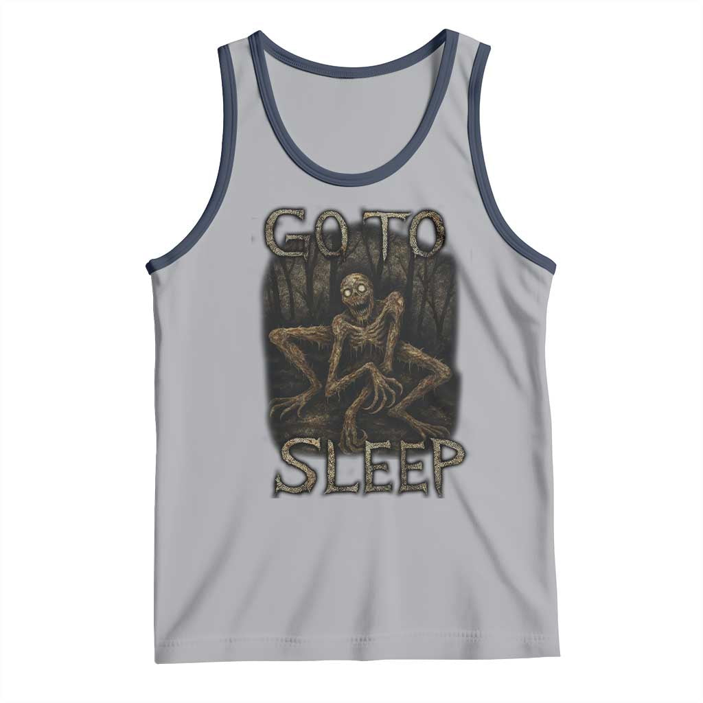 Rake Creepypasta Tank Top Creepy Cryptid Series Alt Goth Grunge Horror Aesthetic - Wonder Print Shop