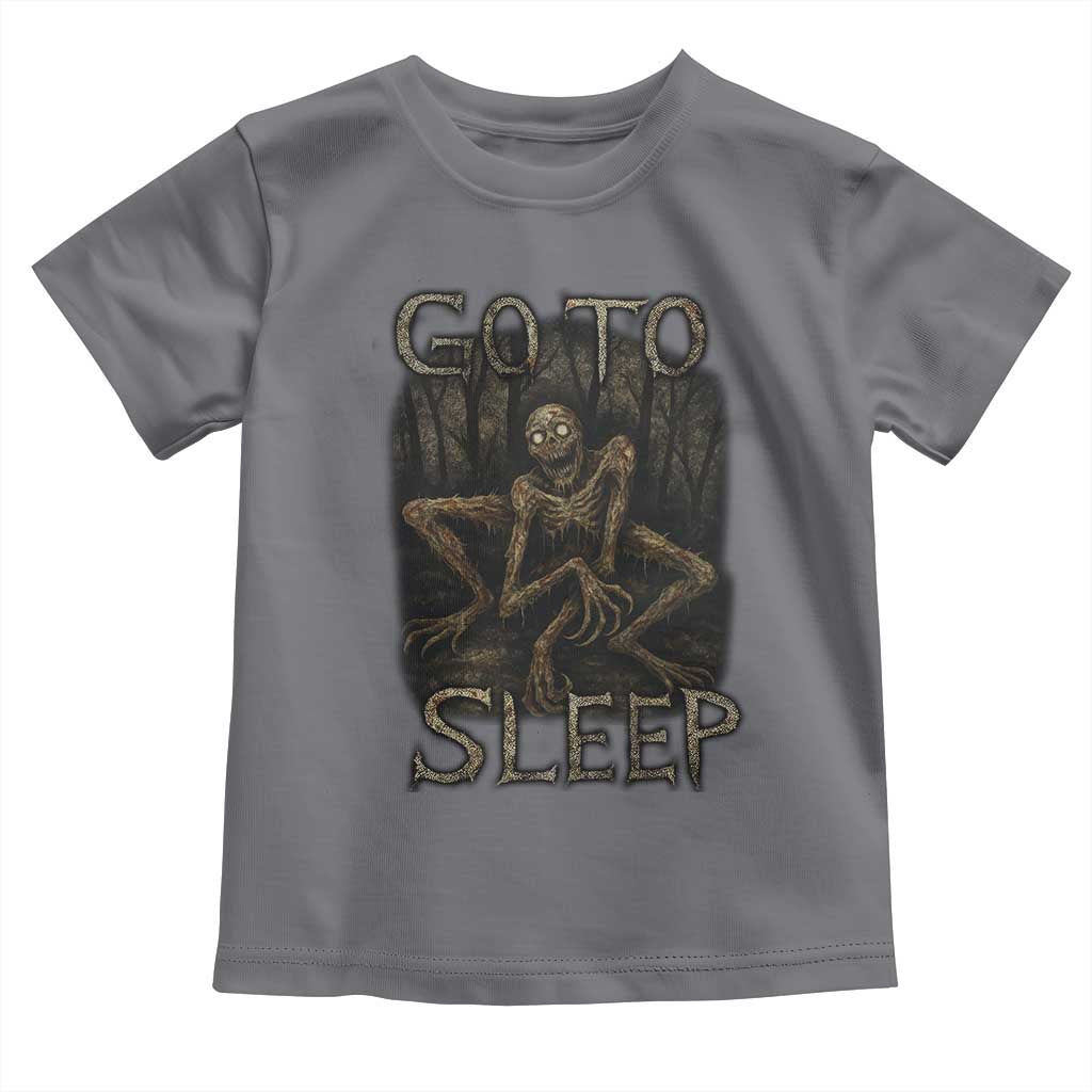Rake Creepypasta Toddler T Shirt Creepy Cryptid Series Alt Goth Grunge Horror Aesthetic - Wonder Print Shop