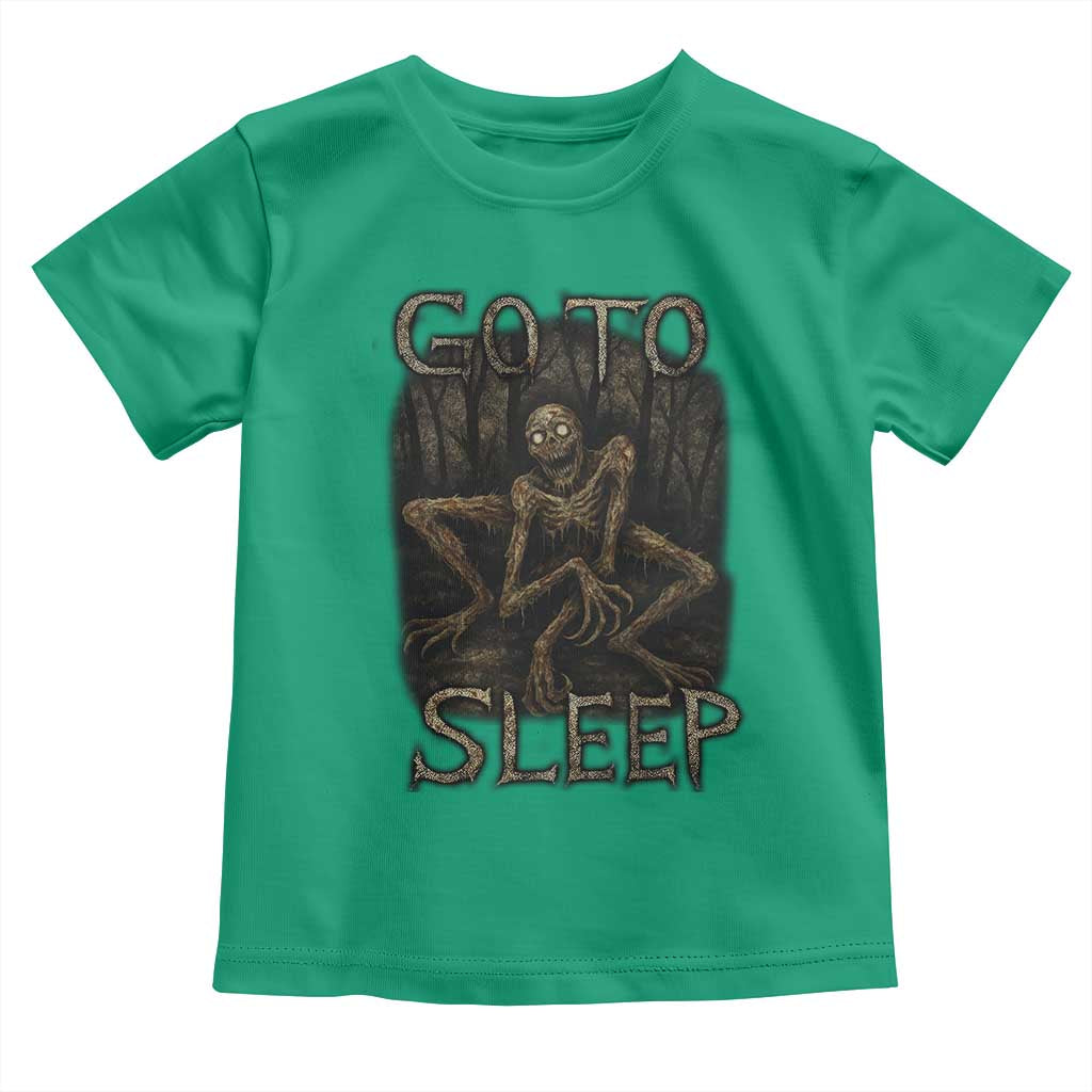 Rake Creepypasta Toddler T Shirt Creepy Cryptid Series Alt Goth Grunge Horror Aesthetic - Wonder Print Shop