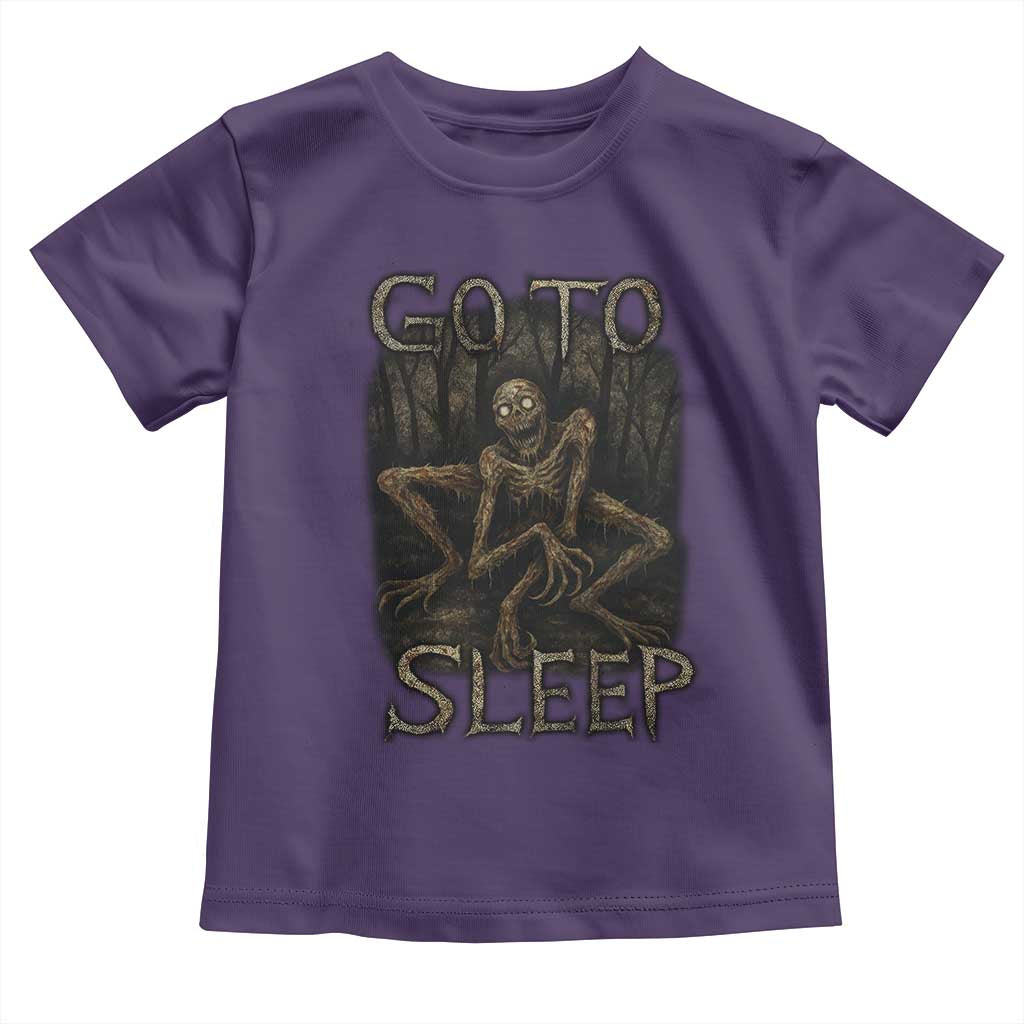Rake Creepypasta Toddler T Shirt Creepy Cryptid Series Alt Goth Grunge Horror Aesthetic - Wonder Print Shop