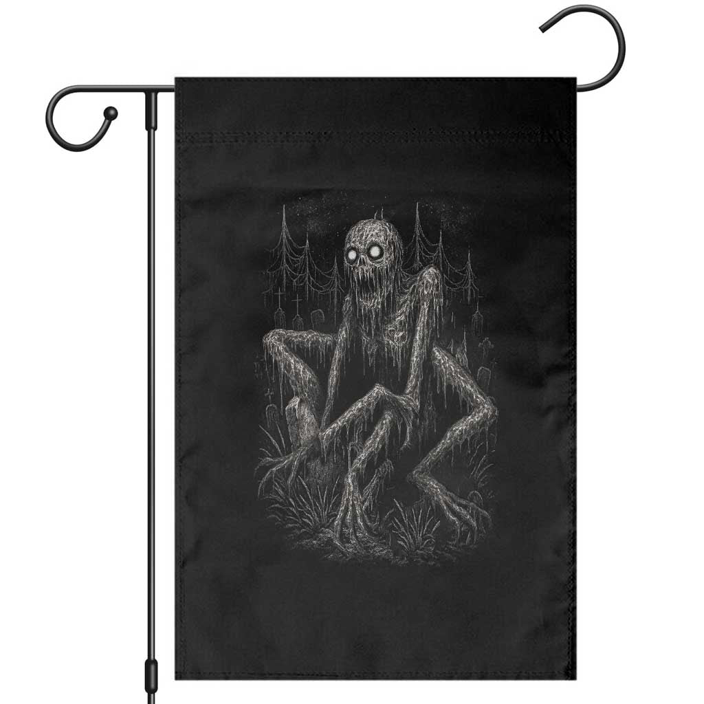 Creepy Rake Garden Flag Creepypasta Cryptid Series Alt Goth Grunge Horror Aesthetic - Wonder Print Shop