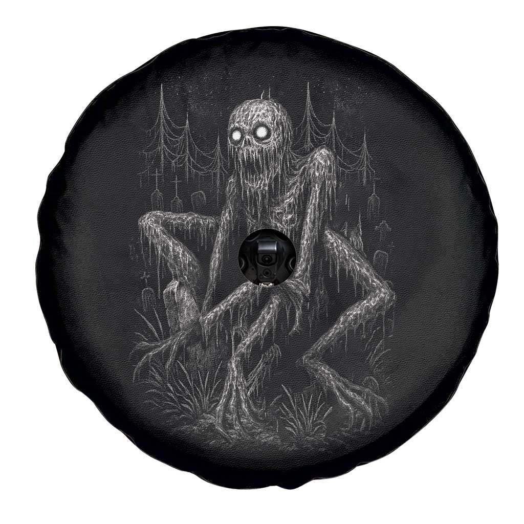 Creepy Rake Spare Tire Cover Creepypasta Cryptid Series Alt Goth Grunge Horror Aesthetic - Wonder Print Shop