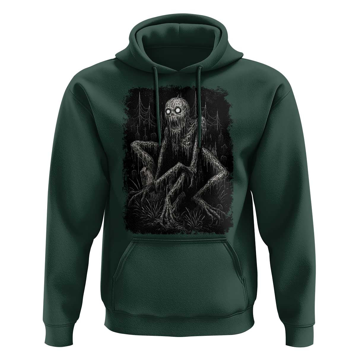 Creepy Rake Hoodie Creepypasta Cryptid Series Alt Goth Grunge Horror Aesthetic - Wonder Print Shop
