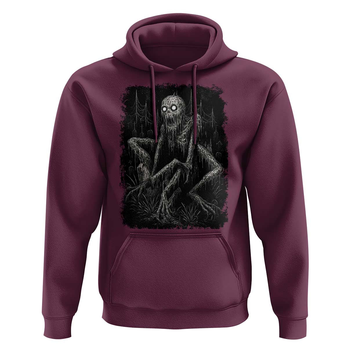 Creepy Rake Hoodie Creepypasta Cryptid Series Alt Goth Grunge Horror Aesthetic - Wonder Print Shop