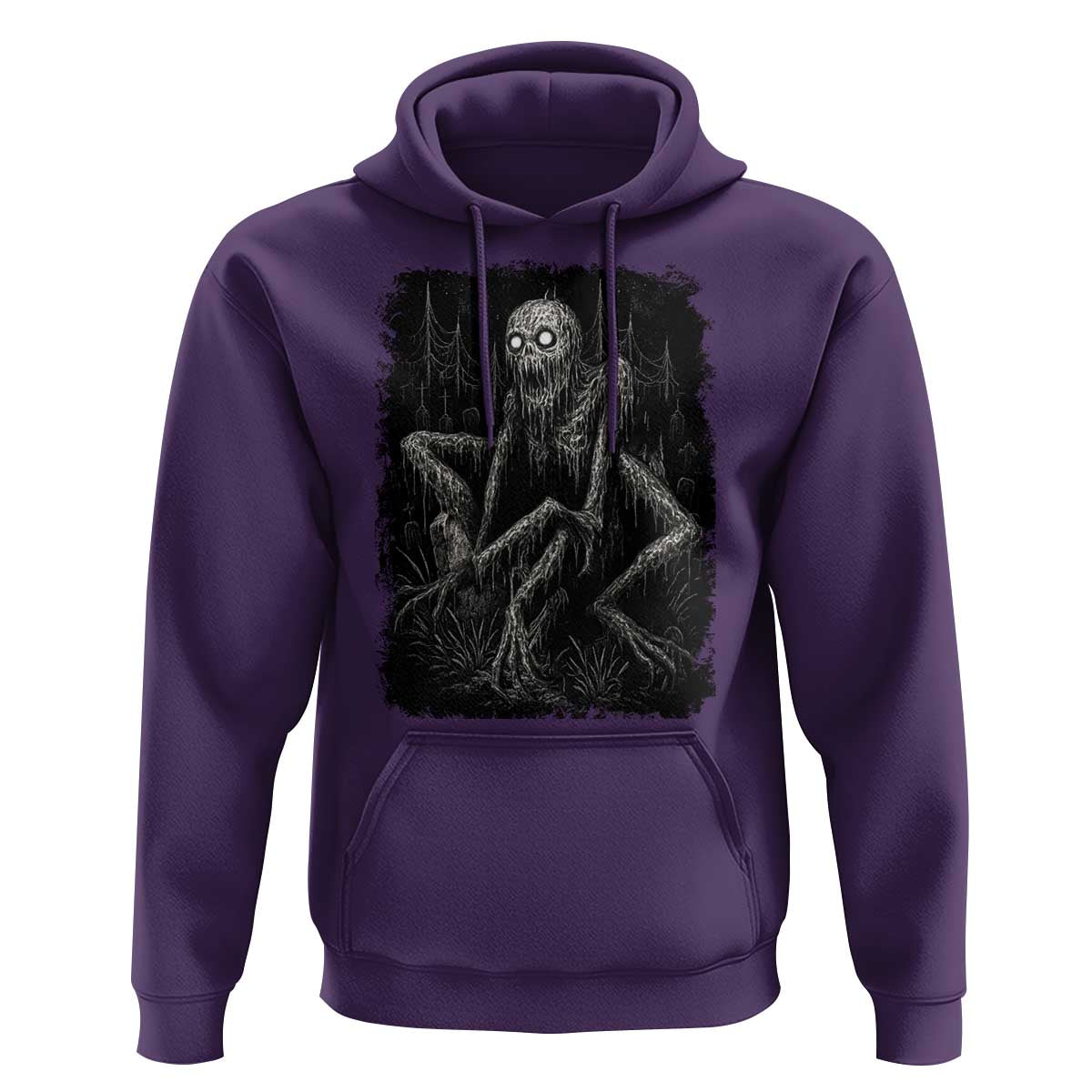 Creepy Rake Hoodie Creepypasta Cryptid Series Alt Goth Grunge Horror Aesthetic - Wonder Print Shop