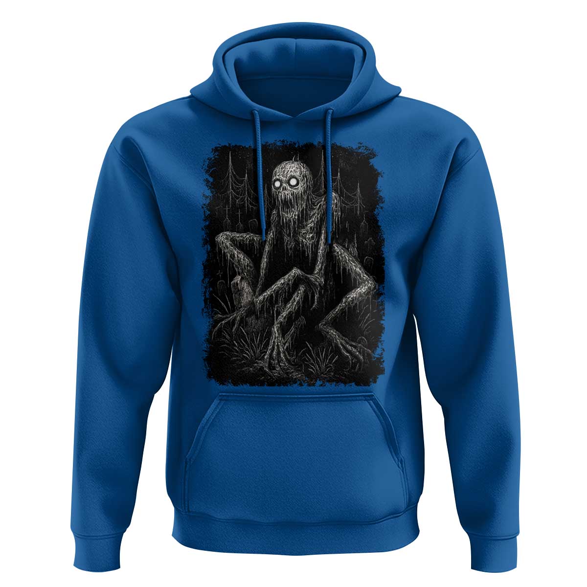 Creepy Rake Hoodie Creepypasta Cryptid Series Alt Goth Grunge Horror Aesthetic - Wonder Print Shop
