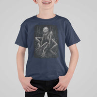 Creepy Rake T Shirt For Kid Creepypasta Cryptid Series Alt Goth Grunge Horror Aesthetic - Wonder Print Shop