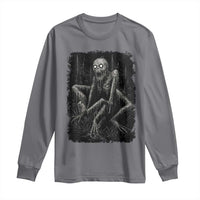 Creepy Rake Long Sleeve Shirt Creepypasta Cryptid Series Alt Goth Grunge Horror Aesthetic - Wonder Print Shop