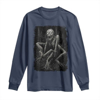 Creepy Rake Long Sleeve Shirt Creepypasta Cryptid Series Alt Goth Grunge Horror Aesthetic - Wonder Print Shop