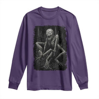 Creepy Rake Long Sleeve Shirt Creepypasta Cryptid Series Alt Goth Grunge Horror Aesthetic - Wonder Print Shop