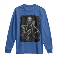 Creepy Rake Long Sleeve Shirt Creepypasta Cryptid Series Alt Goth Grunge Horror Aesthetic - Wonder Print Shop