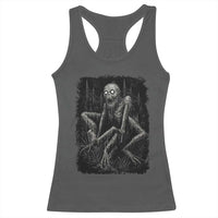 Creepy Rake Racerback Tank Top Creepypasta Cryptid Series Alt Goth Grunge Horror Aesthetic - Wonder Print Shop