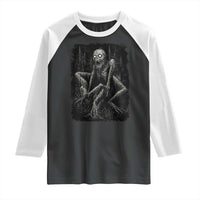 Creepy Rake Raglan Shirt Creepypasta Cryptid Series Alt Goth Grunge Horror Aesthetic - Wonder Print Shop