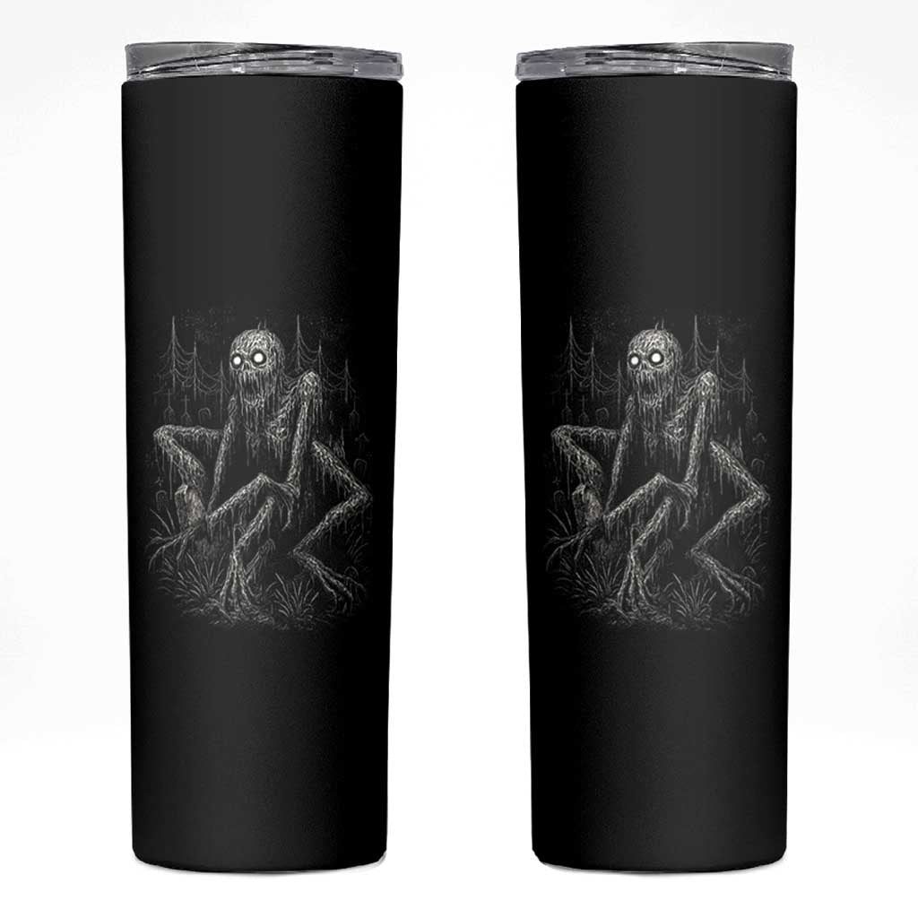 Creepy Rake Skinny Tumbler Creepypasta Cryptid Series Alt Goth Grunge Horror Aesthetic - Wonder Print Shop