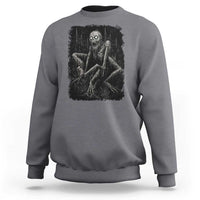 Creepy Rake Sweatshirt Creepypasta Cryptid Series Alt Goth Grunge Horror Aesthetic - Wonder Print Shop