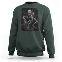 Creepy Rake Sweatshirt Creepypasta Cryptid Series Alt Goth Grunge Horror Aesthetic - Wonder Print Shop