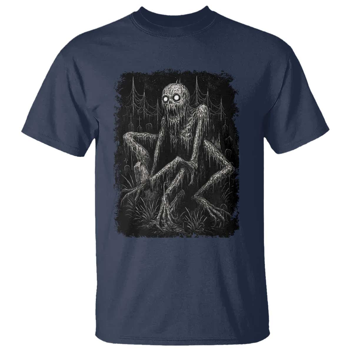 Creepy Rake T Shirt Creepypasta Cryptid Series Alt Goth Grunge Horror Aesthetic - Wonder Print Shop