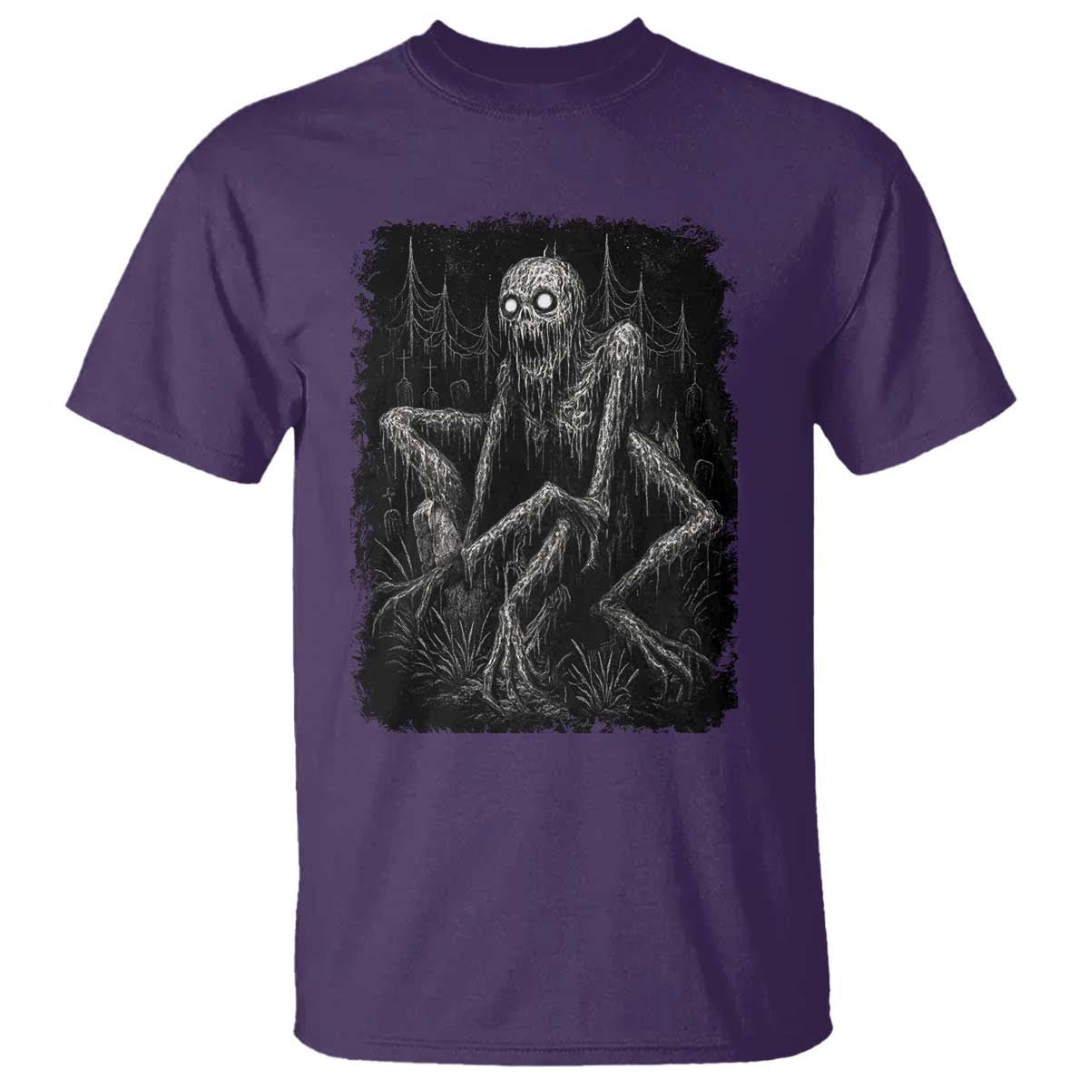 Creepy Rake T Shirt Creepypasta Cryptid Series Alt Goth Grunge Horror Aesthetic - Wonder Print Shop