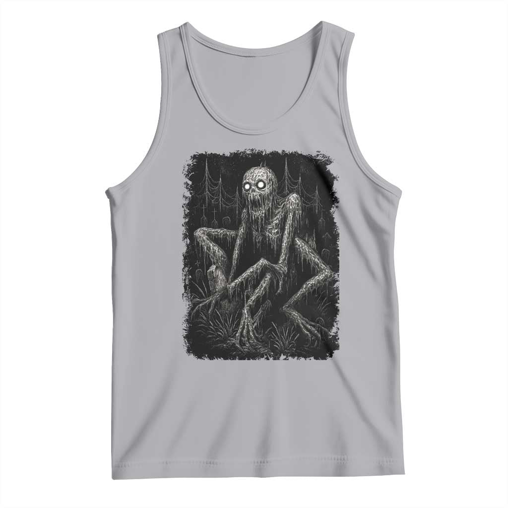 Creepy Rake Tank Top Creepypasta Cryptid Series Alt Goth Grunge Horror Aesthetic - Wonder Print Shop