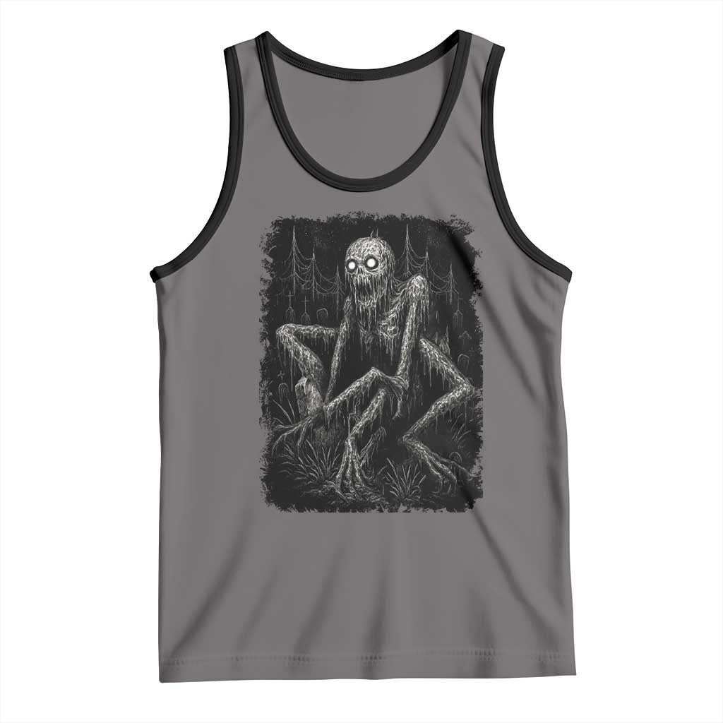 Creepy Rake Tank Top Creepypasta Cryptid Series Alt Goth Grunge Horror Aesthetic - Wonder Print Shop