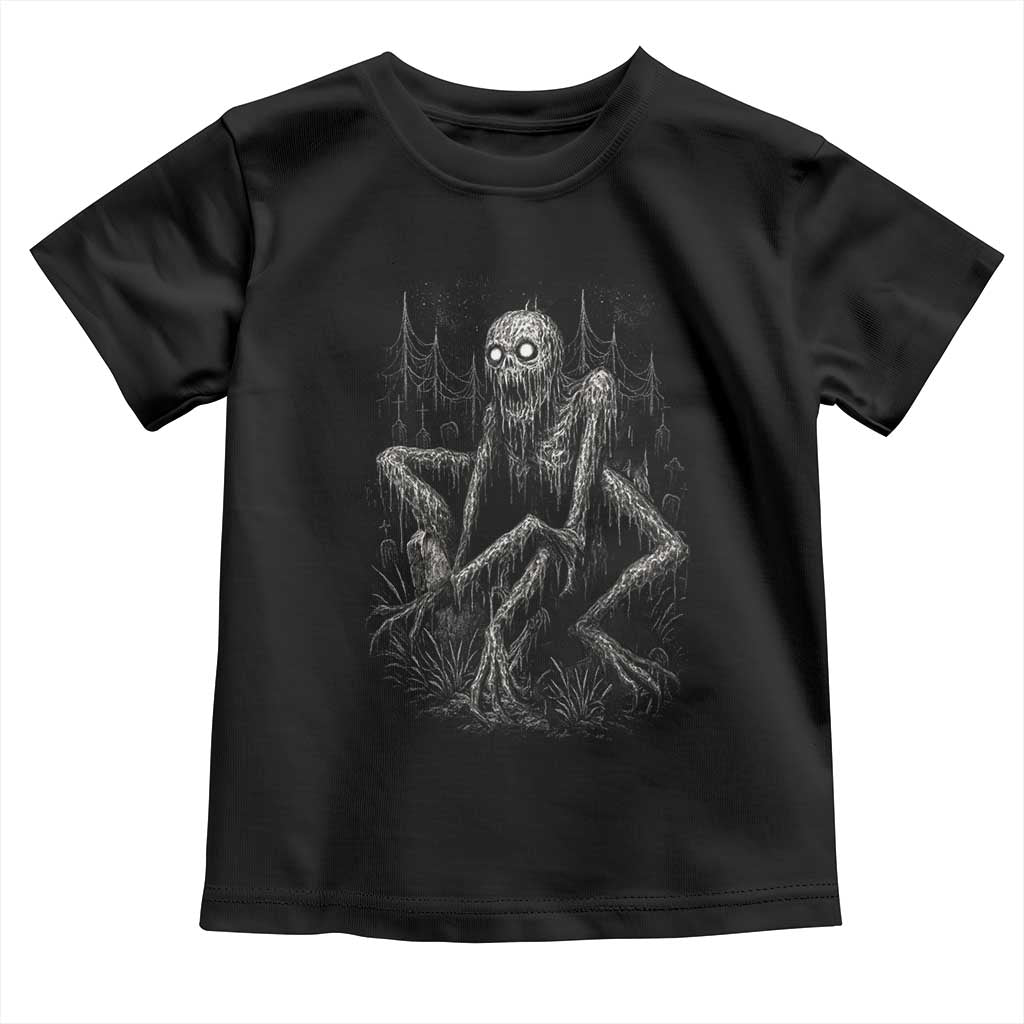 Creepy Rake Toddler T Shirt Creepypasta Cryptid Series Alt Goth Grunge Horror Aesthetic - Wonder Print Shop