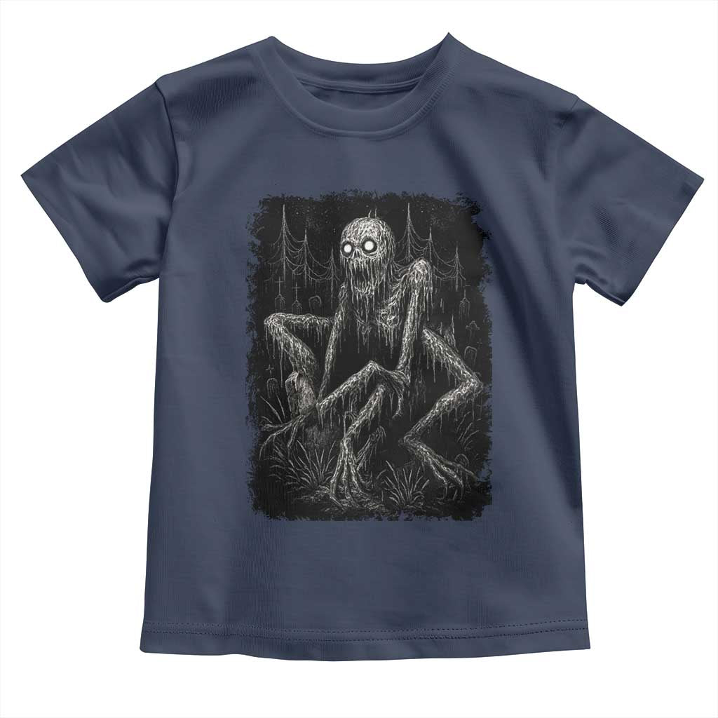 Creepy Rake Toddler T Shirt Creepypasta Cryptid Series Alt Goth Grunge Horror Aesthetic - Wonder Print Shop