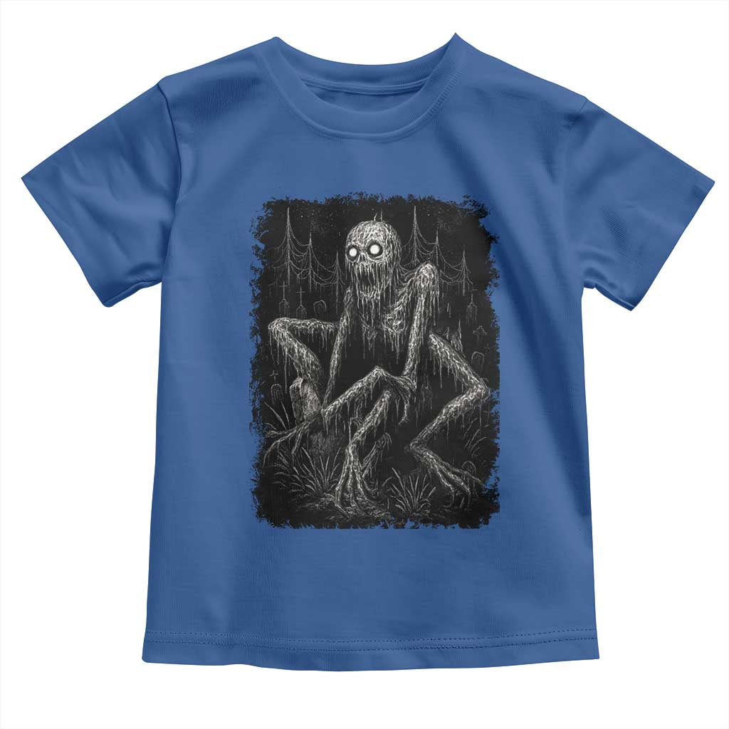 Creepy Rake Toddler T Shirt Creepypasta Cryptid Series Alt Goth Grunge Horror Aesthetic - Wonder Print Shop
