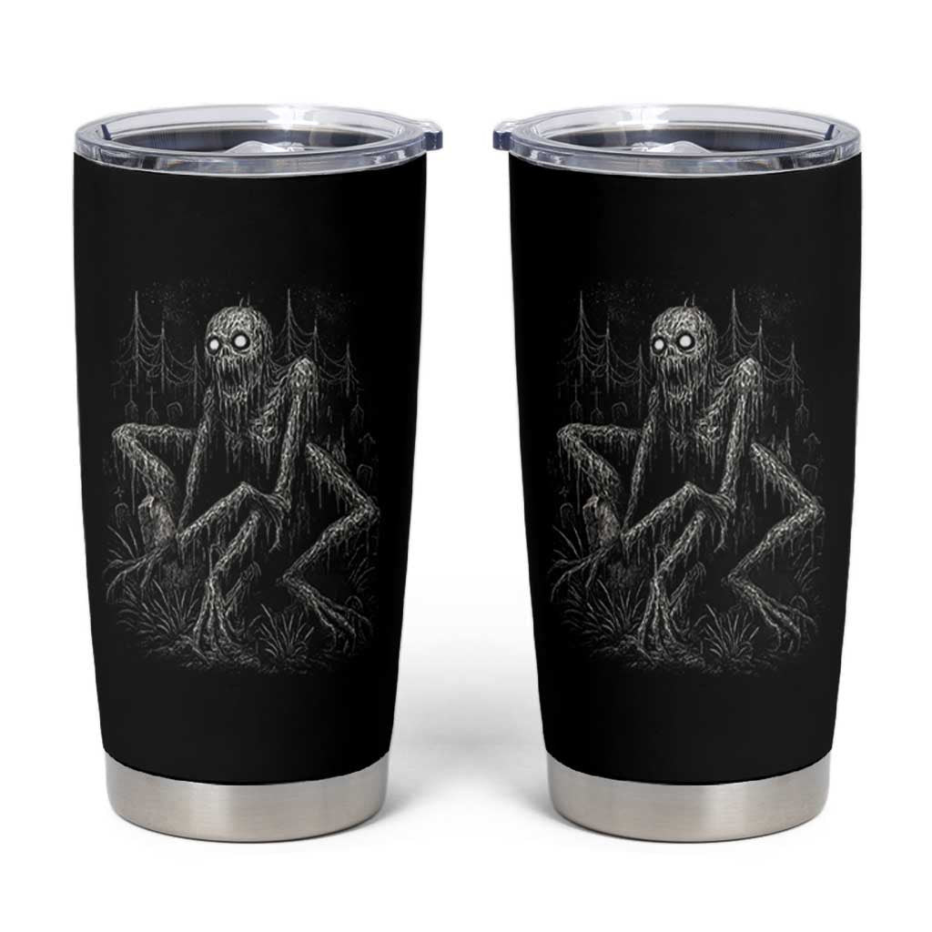 Creepy Rake Tumbler Cup Creepypasta Cryptid Series Alt Goth Grunge Horror Aesthetic - Wonder Print Shop
