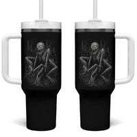 Creepy Rake Tumbler With Handle Creepypasta Cryptid Series Alt Goth Grunge Horror Aesthetic - Wonder Print Shop