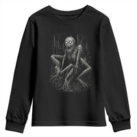 Creepy Rake Youth Sweatshirt Creepypasta Cryptid Series Alt Goth Grunge Horror Aesthetic - Wonder Print Shop