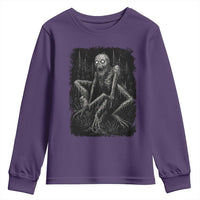 Creepy Rake Youth Sweatshirt Creepypasta Cryptid Series Alt Goth Grunge Horror Aesthetic - Wonder Print Shop