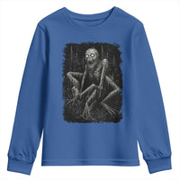Creepy Rake Youth Sweatshirt Creepypasta Cryptid Series Alt Goth Grunge Horror Aesthetic - Wonder Print Shop