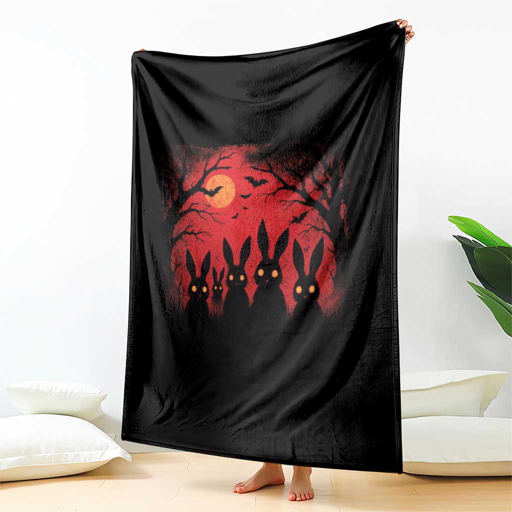 Rake Creepypasta Throw Blanket Creepy Cryptid Series Horror Goth Alt Alternative Art - Wonder Print Shop