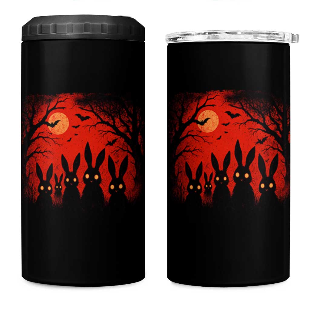 Rake Creepypasta 4 in 1 Can Cooler Tumbler Creepy Cryptid Series Horror Goth Alt Alternative Art - Wonder Print Shop