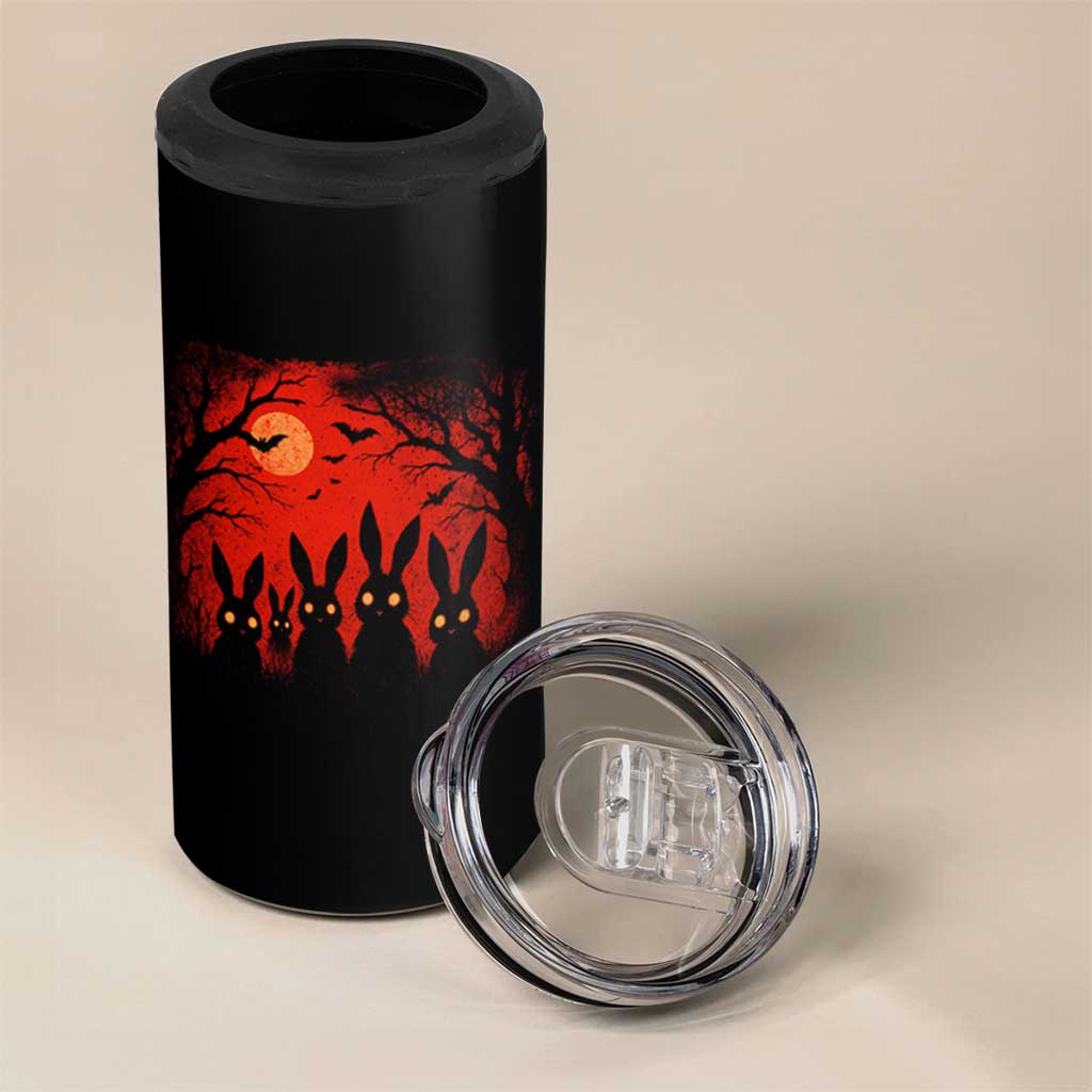 Rake Creepypasta 4 in 1 Can Cooler Tumbler Creepy Cryptid Series Horror Goth Alt Alternative Art - Wonder Print Shop