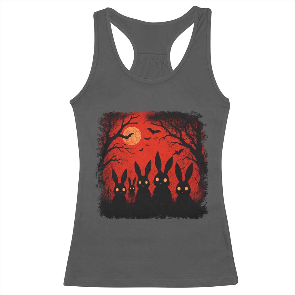 Rake Creepypasta Racerback Tank Top Creepy Cryptid Series Horror Goth Alt Alternative Art - Wonder Print Shop