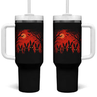 Rake Creepypasta Tumbler With Handle Creepy Cryptid Series Horror Goth Alt Alternative Art - Wonder Print Shop