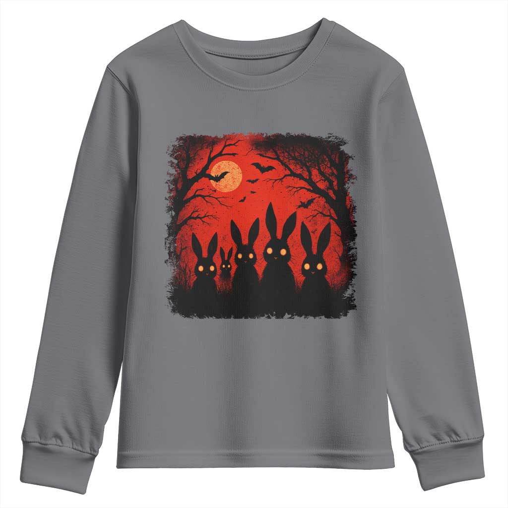 Rake Creepypasta Youth Sweatshirt Creepy Cryptid Series Horror Goth Alt Alternative Art - Wonder Print Shop
