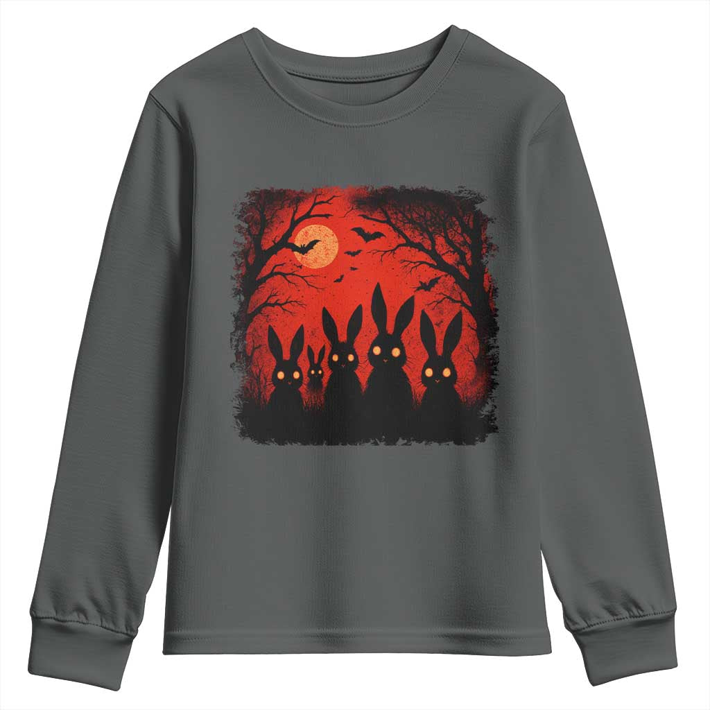 Rake Creepypasta Youth Sweatshirt Creepy Cryptid Series Horror Goth Alt Alternative Art - Wonder Print Shop