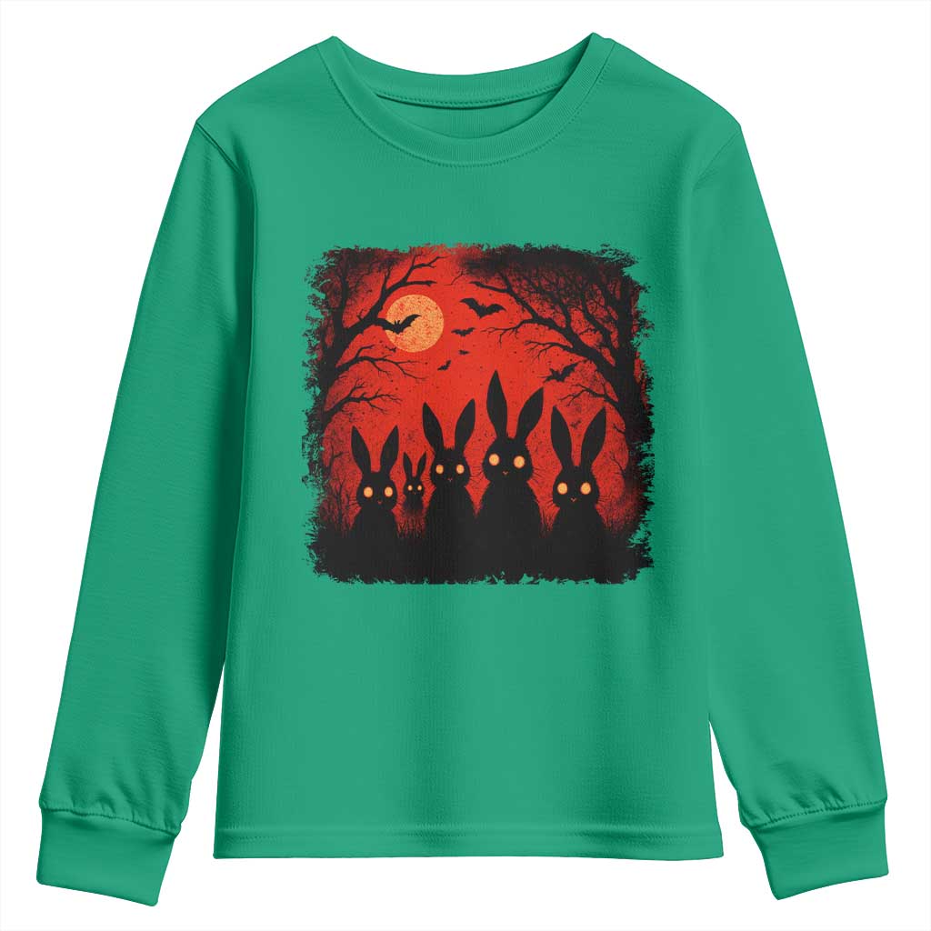 Rake Creepypasta Youth Sweatshirt Creepy Cryptid Series Horror Goth Alt Alternative Art - Wonder Print Shop