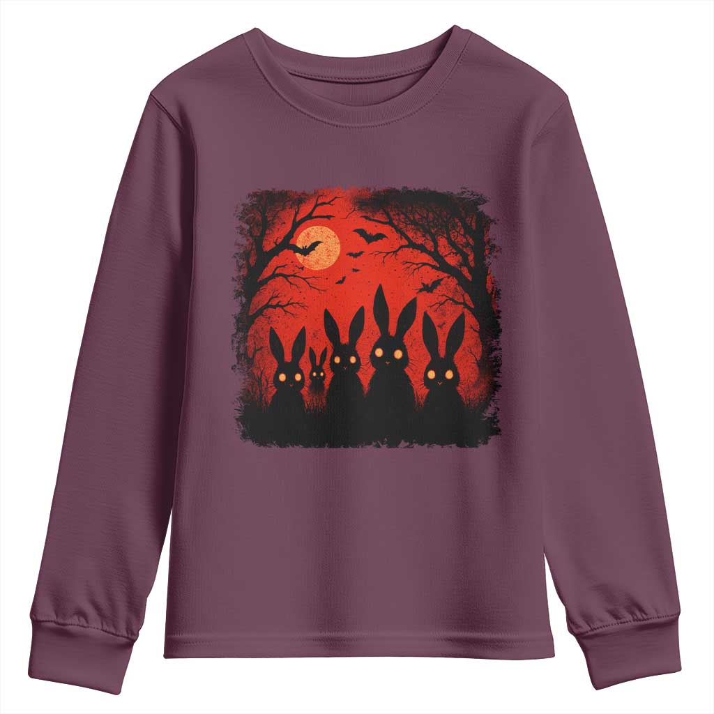 Rake Creepypasta Youth Sweatshirt Creepy Cryptid Series Horror Goth Alt Alternative Art - Wonder Print Shop
