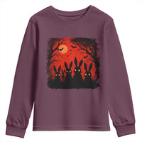 Rake Creepypasta Youth Sweatshirt Creepy Cryptid Series Horror Goth Alt Alternative Art - Wonder Print Shop