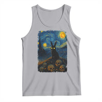 Creepy Cute Bunny Rabbits Tank Top Alt Goth Grunge Dark Horror Starry Night Van Gogh Aesthetic
