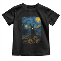 Creepy Cute Bunny Rabbits Toddler T Shirt Alt Goth Grunge Dark Horror Starry Night Van Gogh Aesthetic