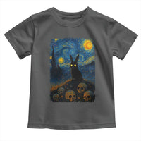 Creepy Cute Bunny Rabbits Toddler T Shirt Alt Goth Grunge Dark Horror Starry Night Van Gogh Aesthetic
