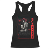 La Llorona Racerback Tank Top Folklore Japanese Spider Lily Soft Grunge Anime Aesthetic Flower - Wonder Print Shop
