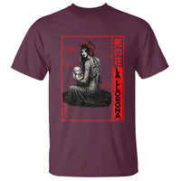 La Llorona T Shirt Folklore Japanese Spider Lily Soft Grunge Anime Aesthetic Flower - Wonder Print Shop