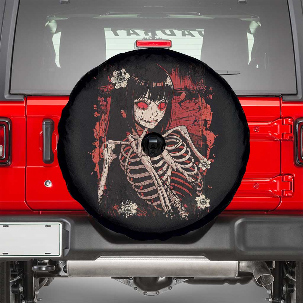 Horror Anime Manga Spare Tire Cover Japan Japanese Creepy Kawaii Goth - Wonder Print Shop