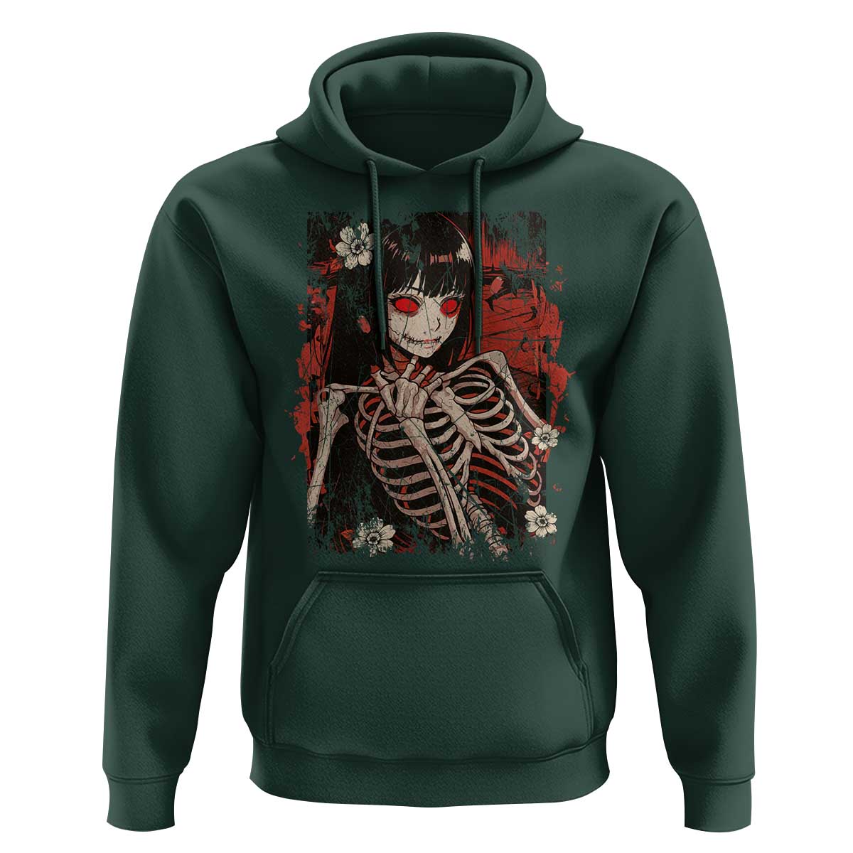 Horror Anime Manga Hoodie Japan Japanese Creepy Kawaii Goth - Wonder Print Shop