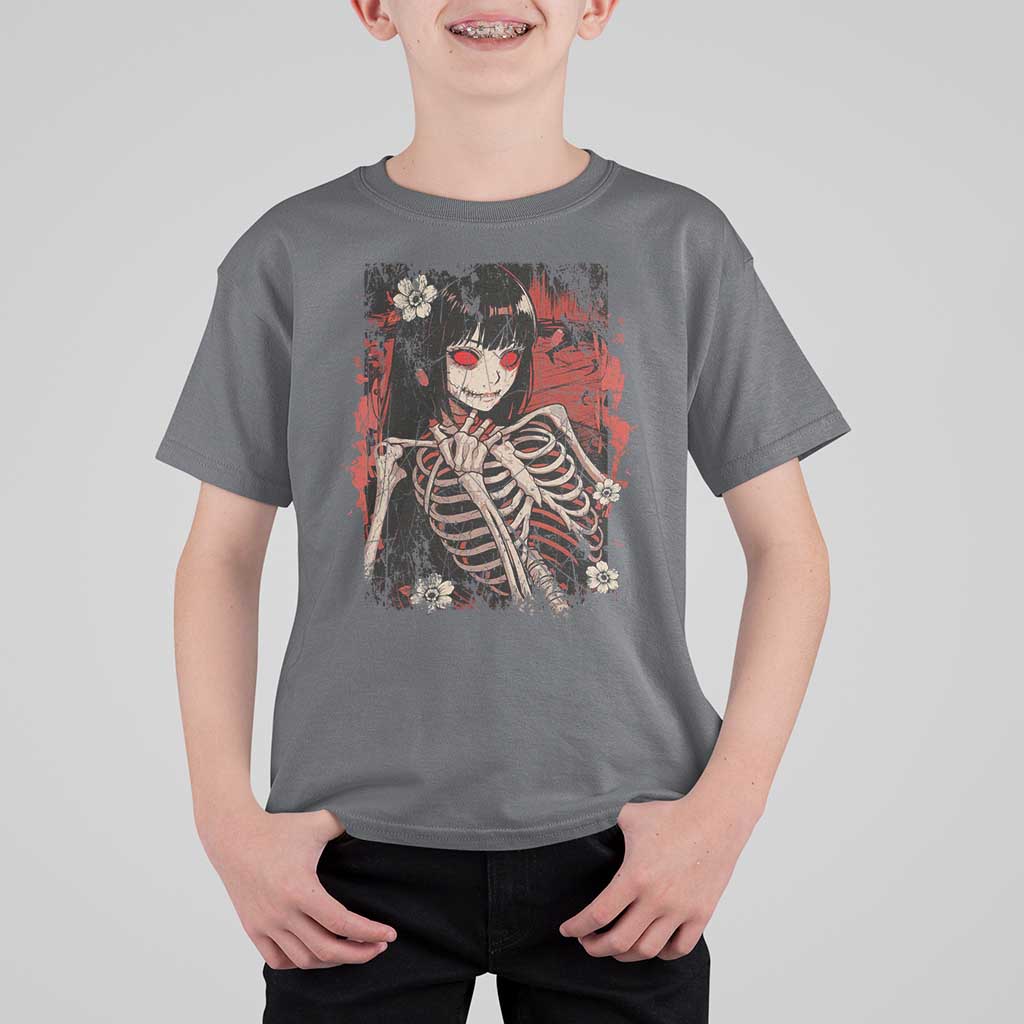 Horror Anime Manga T Shirt For Kid Japan Japanese Creepy Kawaii Goth - Wonder Print Shop